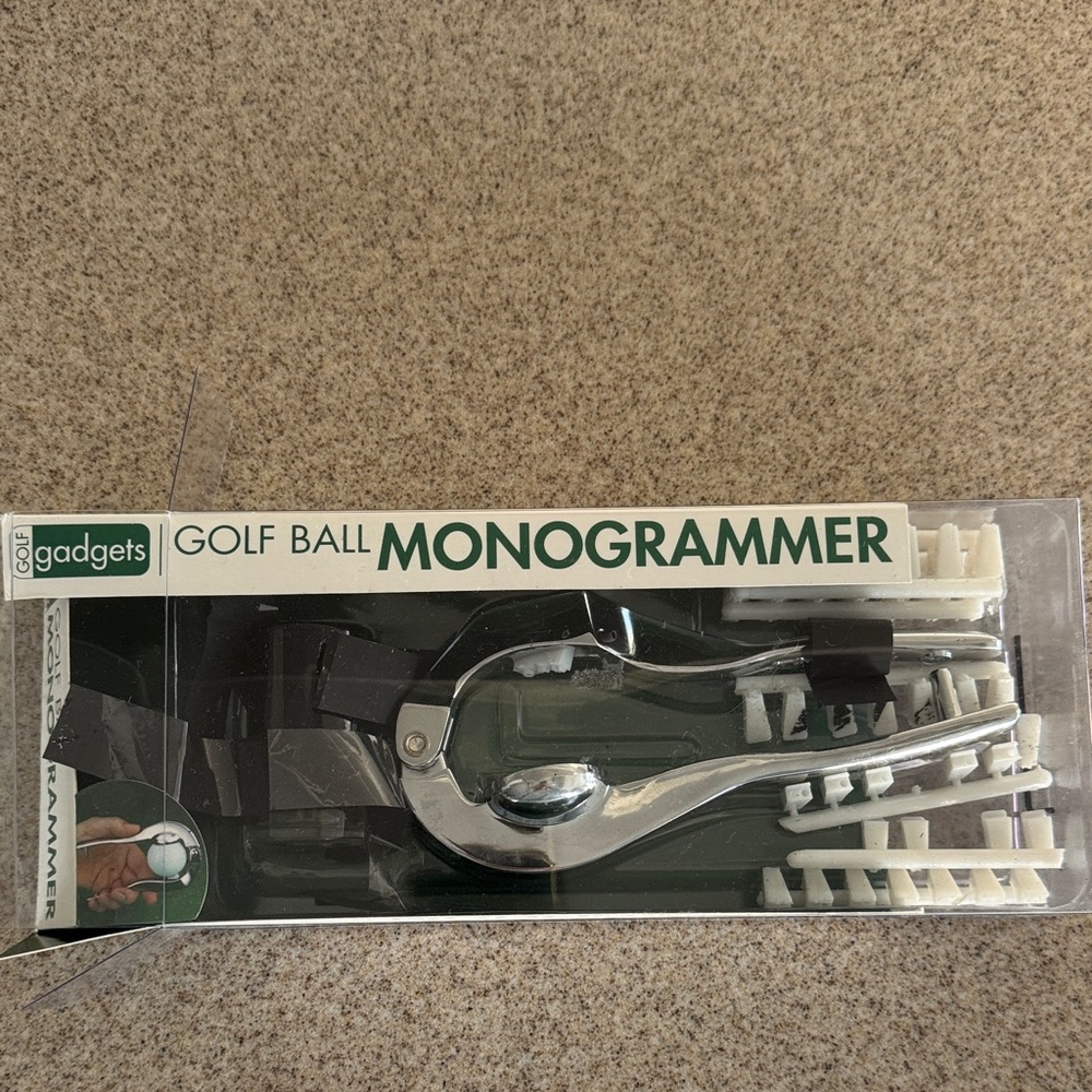 Golf Ball Monogrammer by Golf Gadgets - Silver
